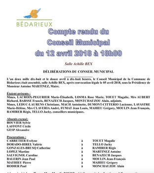 Compte Rendu du 12.04.2018
